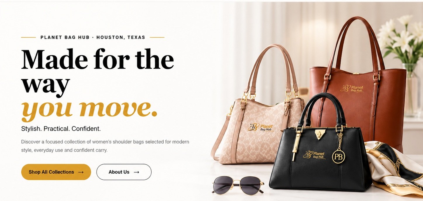 Planet Bag Hub — Made for the way you move. Stylish, practical women shoulder bags.