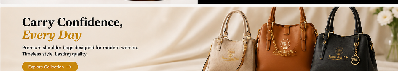 Carry Confidence Every Day - Planet Bag Hub collection